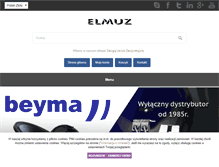 Tablet Screenshot of elmuz.com.pl